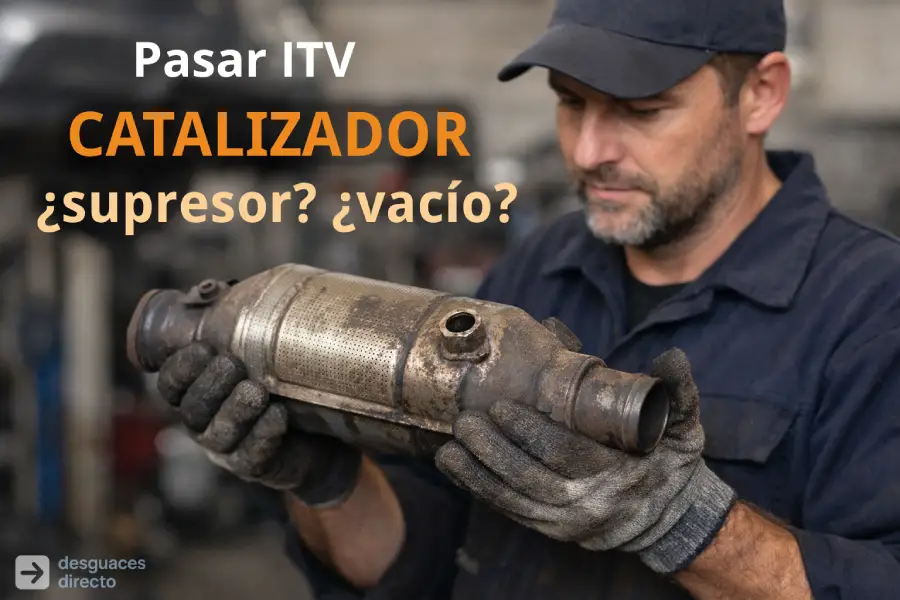 ¿Se puede pasar la ITV sin catalizador? Supresor, vaciado y soluciones reales