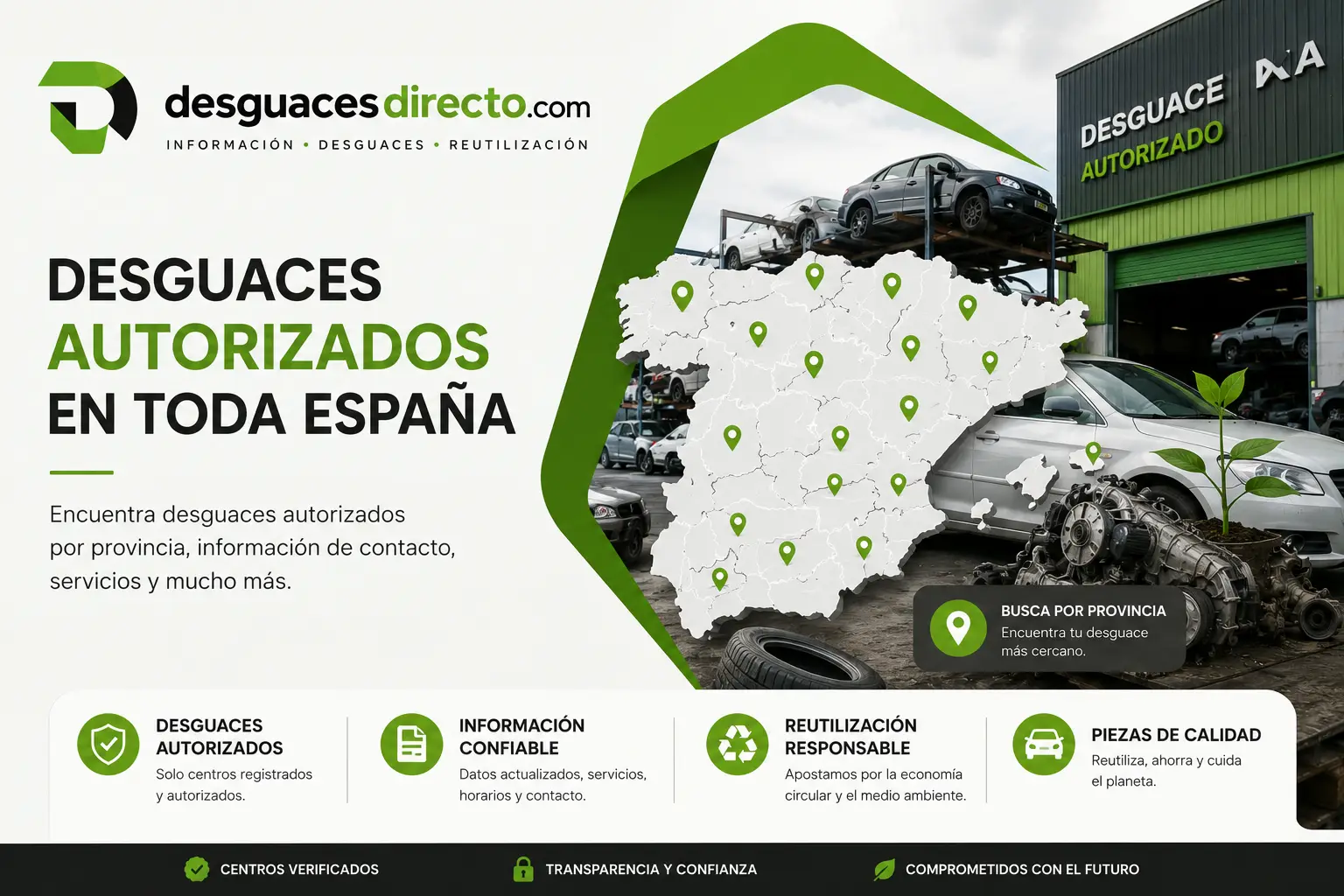 Desguaces CAT autorizados en toda España